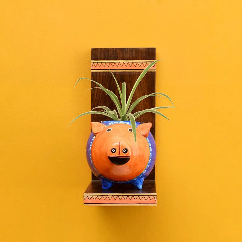 Samira Wall Shelf With Planter - Two Piece Set media 1