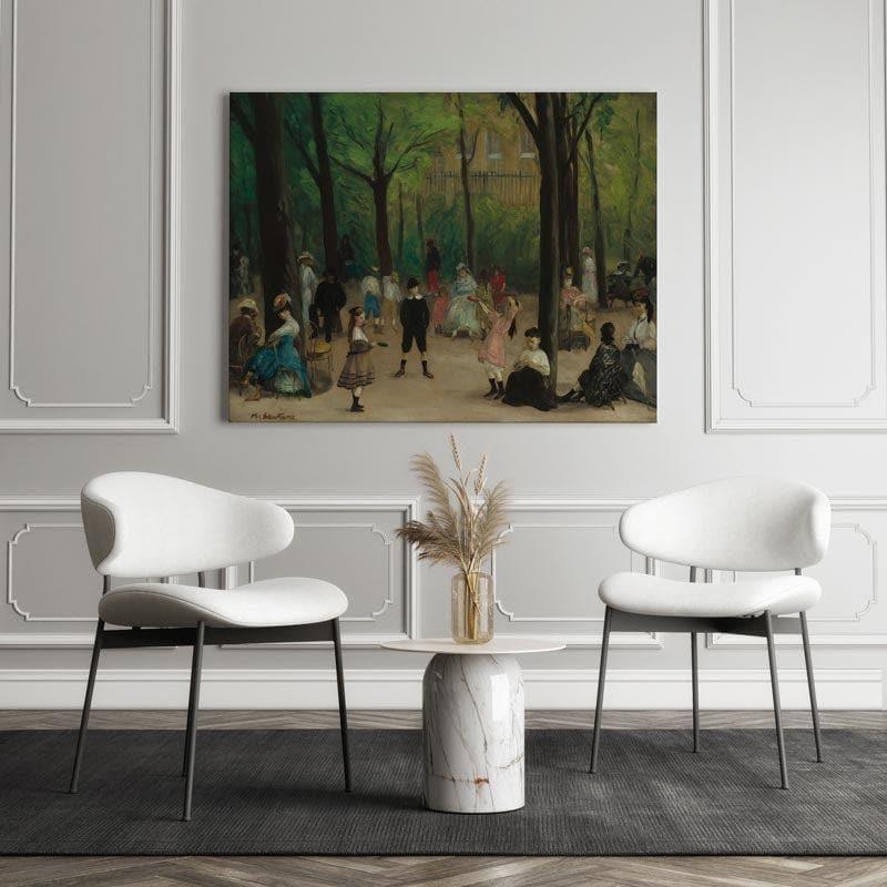 Luxembourg Gardens Canvas Painting - William James Glackens - Gallery Wrap