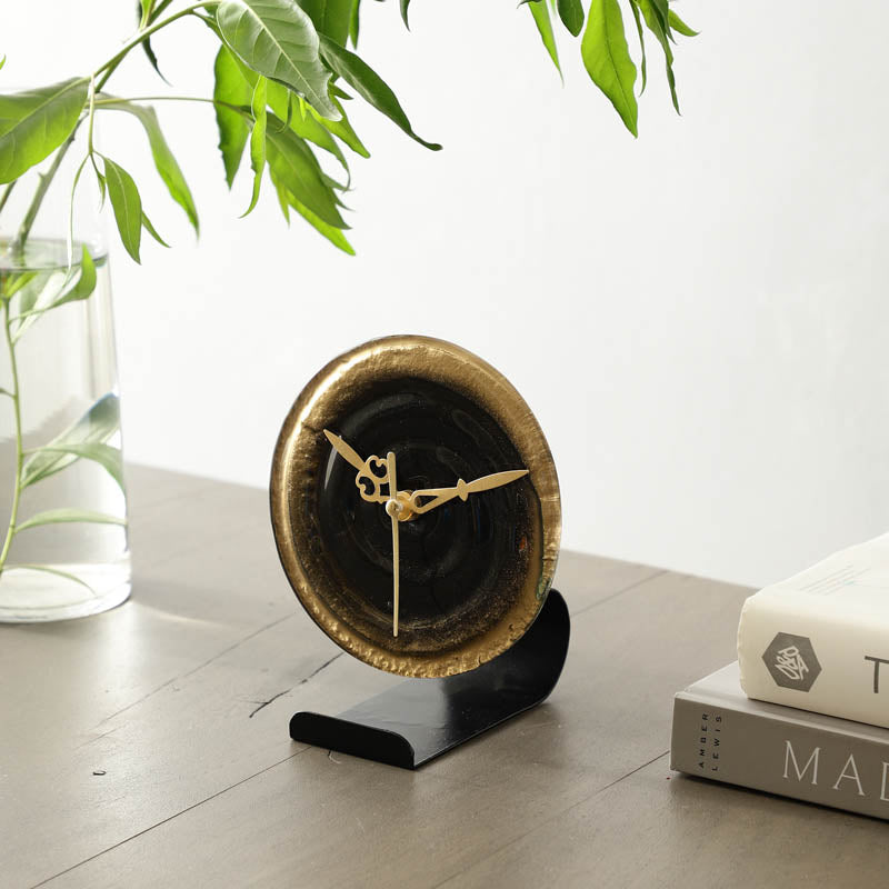 Monarchal Embossed Table Clock