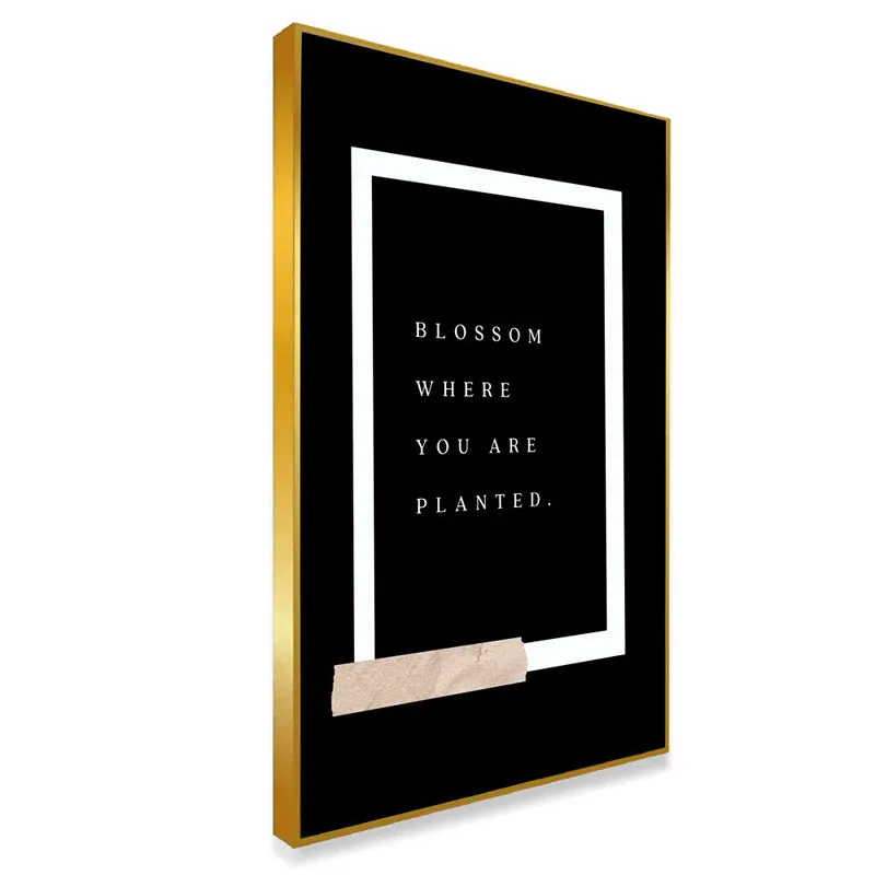 Blossom Where You are Planted Wall Art media 4