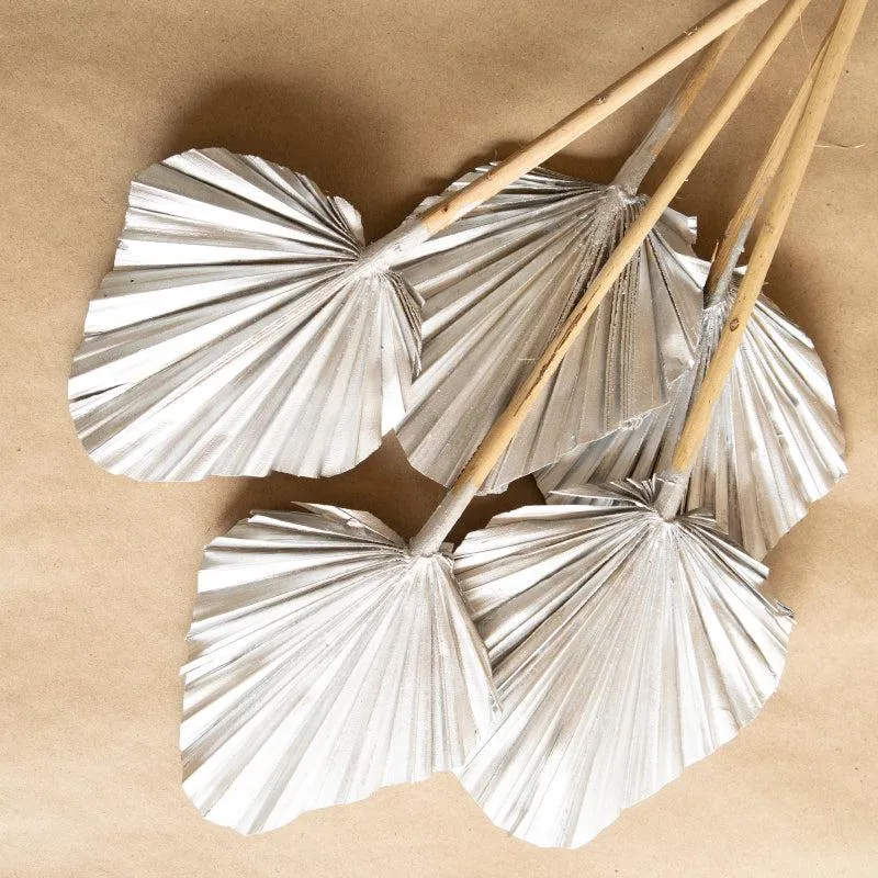 Dried Round Palm Leaf Stem - Set Of Five media 4