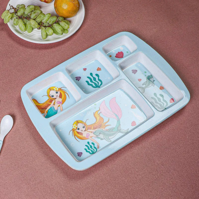 Mermaid Love Kids Dinner Plate media 5