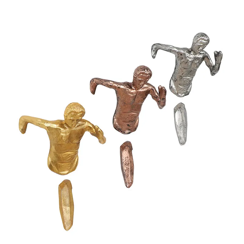 The Metallic Titans Aluminium Wall Art - Set Of Three media 4