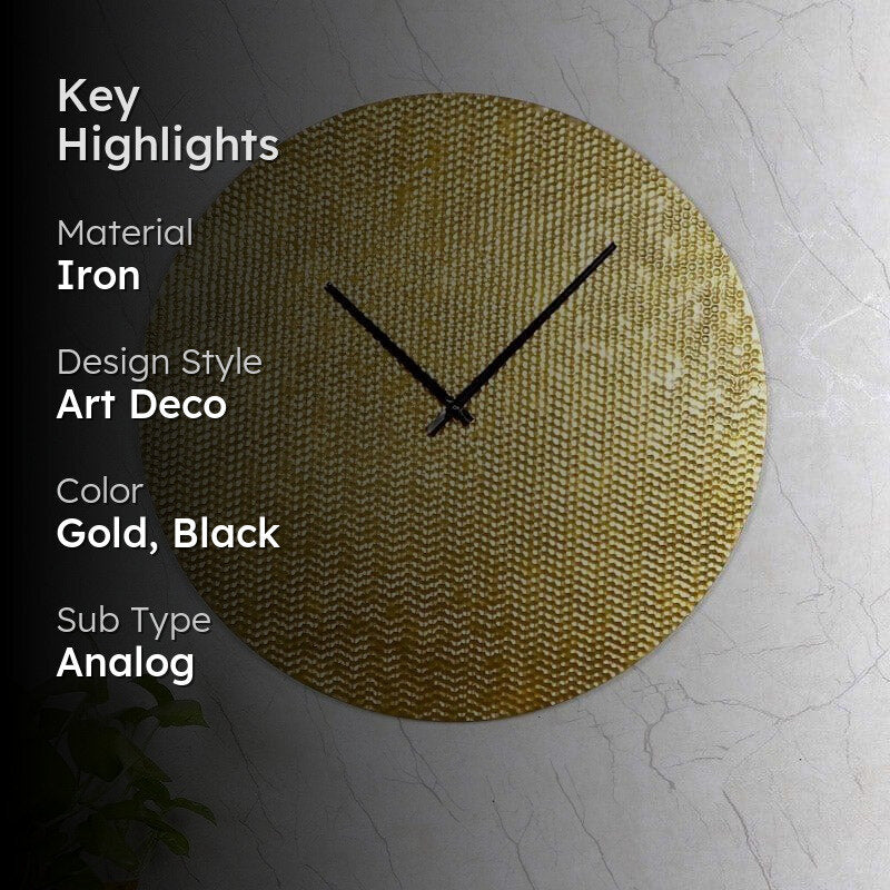 Golden Hour Wall Clock media 2