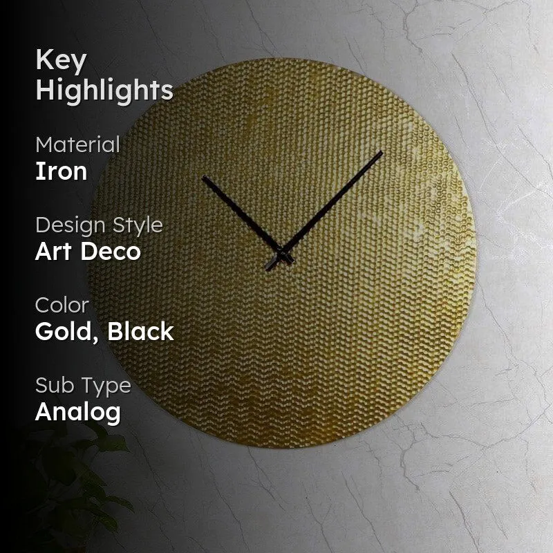 Golden Hour Wall Clock media 2