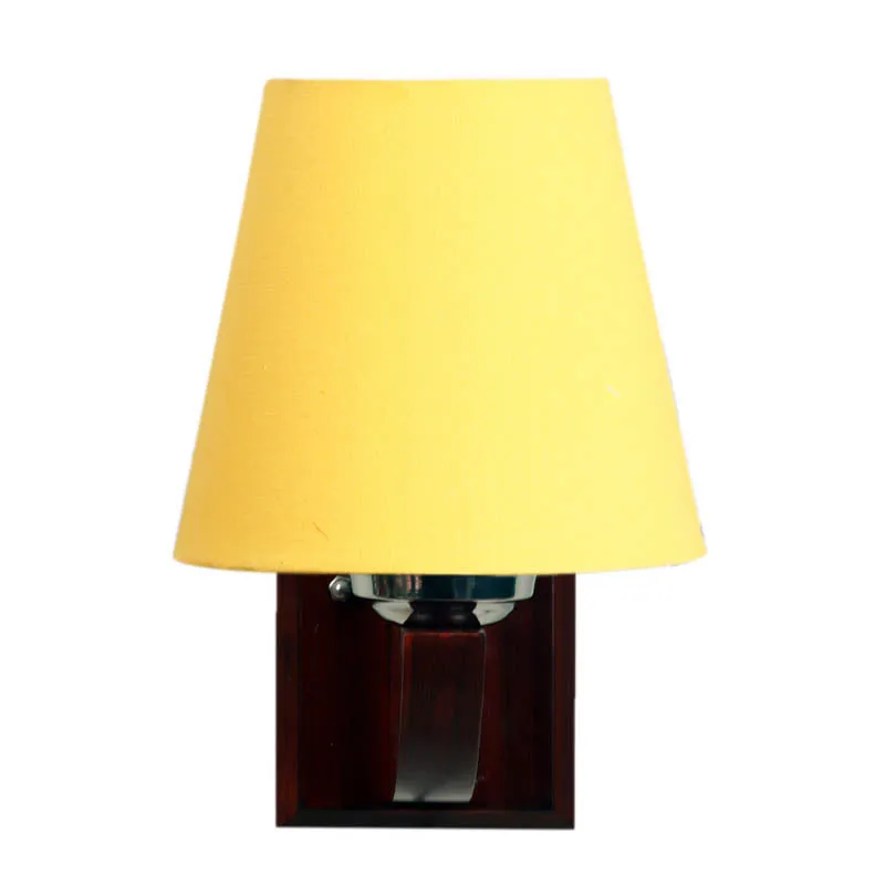 Flickery Conical Wooden Wall Lamp media 6