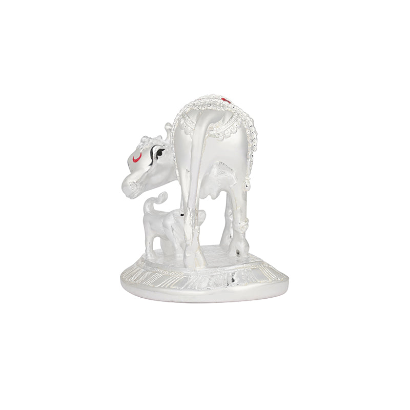 Kamadhenu Polyresin Idol - Silver media 6