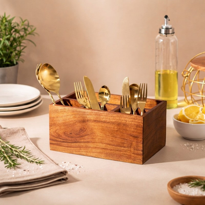 Grainora Wooden Cutlery Holder
