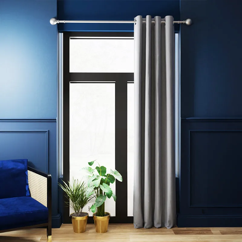 Clovar Blackout Curtain - Cool Grey media 1
