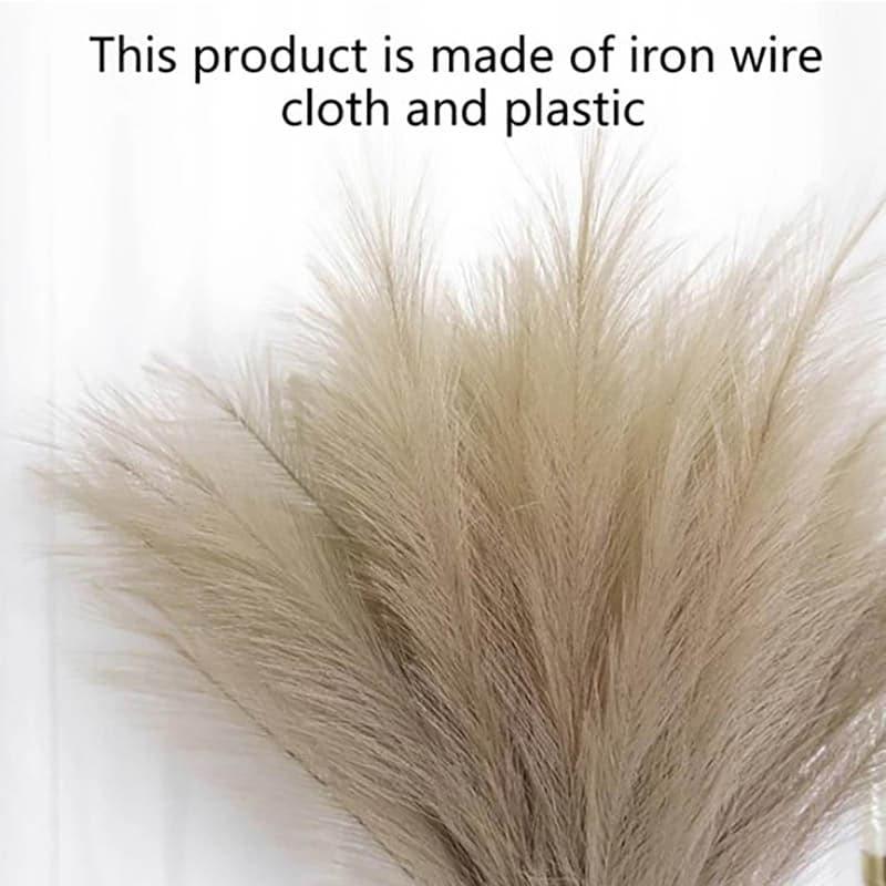 Faux Pampas Grass Sticks (45.7 cms) - Coffee media 5