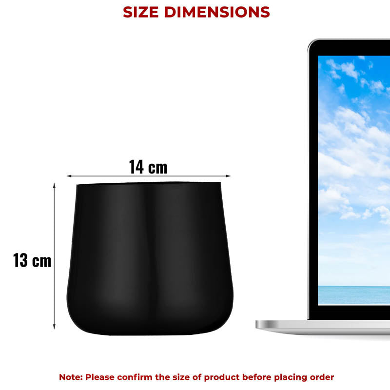 Melva Handcrafted Planter - Black media 7