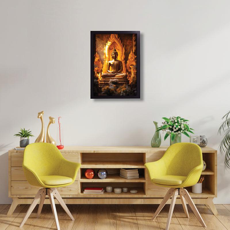 Ethereal Serenity Buddha Wall Painting