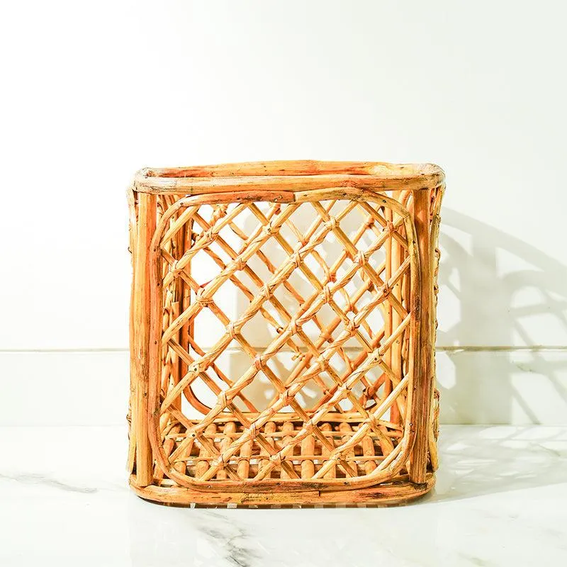 Emi Rattan Laundry Basket media 5