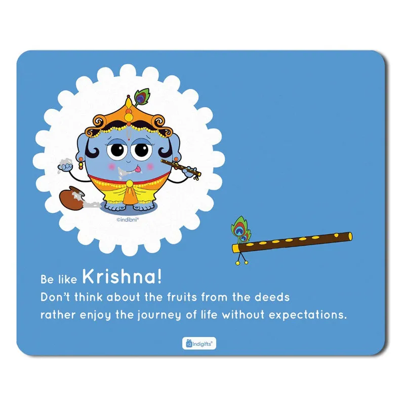 Whimsy Cute Krishna Mouse Pad media 4