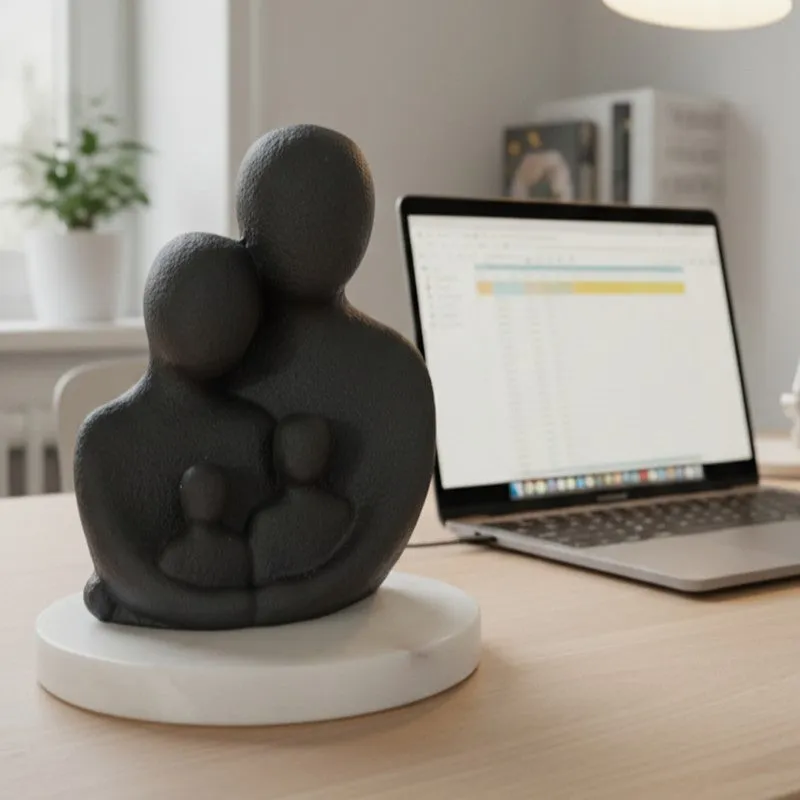 Unity Family Resin Showpiece - Black media 5