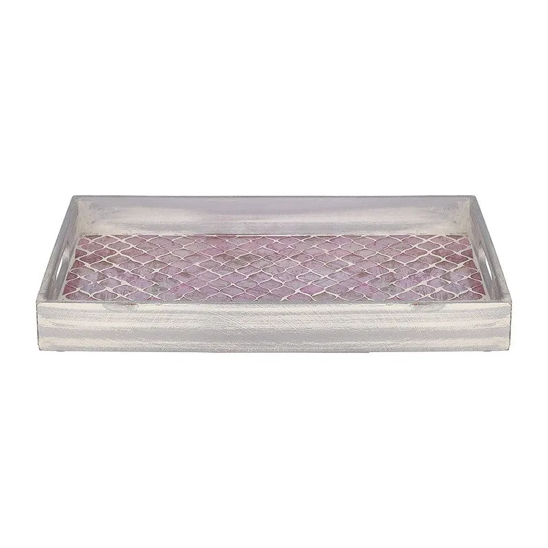 Pink Mosaic Serving Tray media 5
