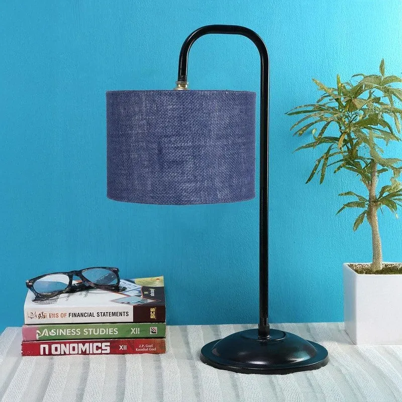 Flynn Arch Fabric Table Lamp - Blue,Black media 3