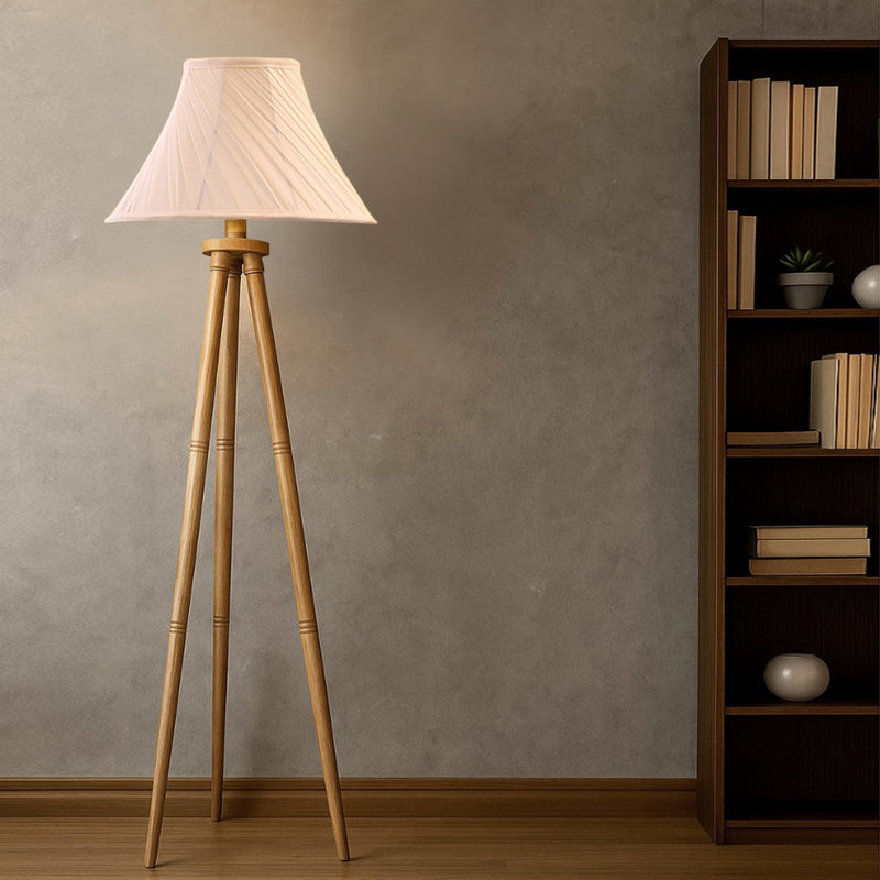 Twistra Tripod Wooden Floor Lamp