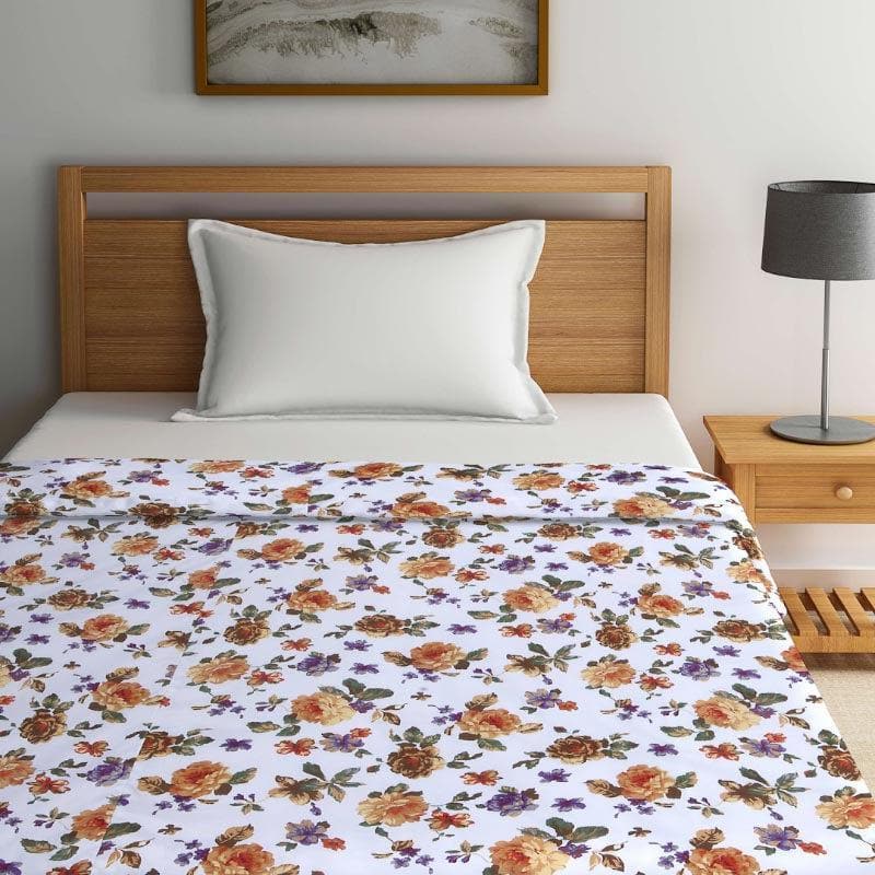 Charmesi Rose Printed Glace Cotton/Microfiber Dohar media 6