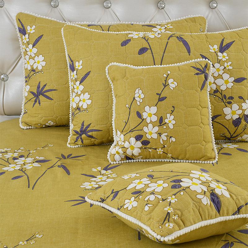 Ninvara Pompom Laced Microfiber Bedding Set - Five Piece Set media 5