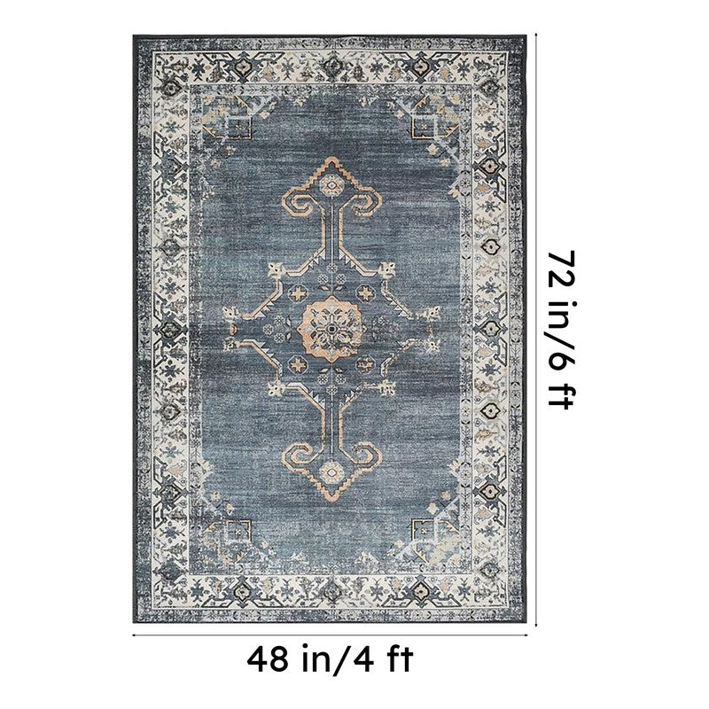 Eden Weave Velvet Rectangle Anti-Skid Carpet media 8