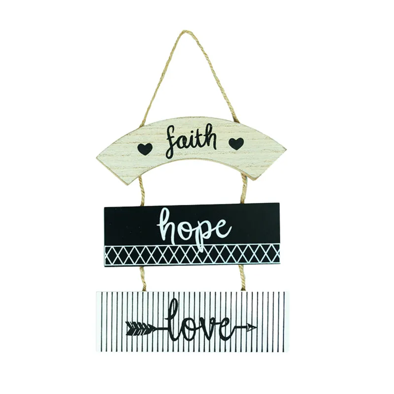 Faith,Hope,Love Wooden Wall Accent media 3