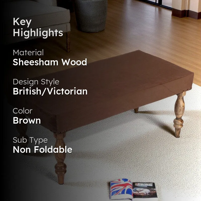 Dovex Sheesham Wooden Bench - Brown media 2