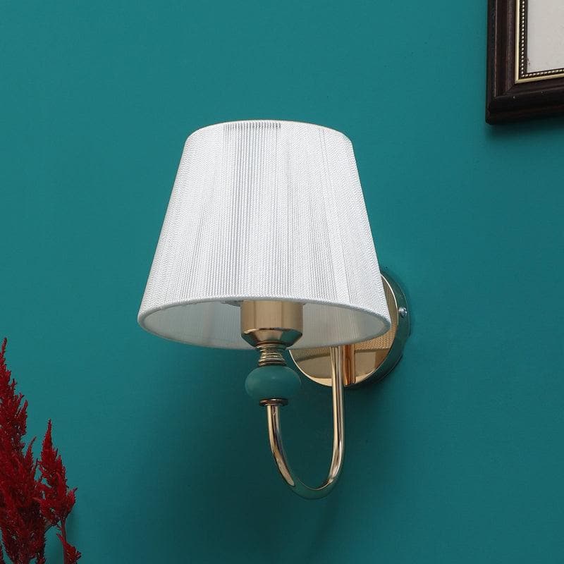 Keegan Fabric & Metal Wall Lamp media 3