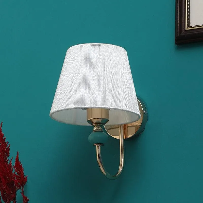 Keegan Fabric & Metal Wall Lamp media 3