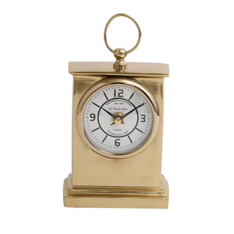 Silaso Table Clock - Gold media 3