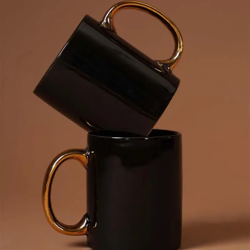 Solomon Ceramic Coffee Mug (320 mL Each) - Set of Two media 4