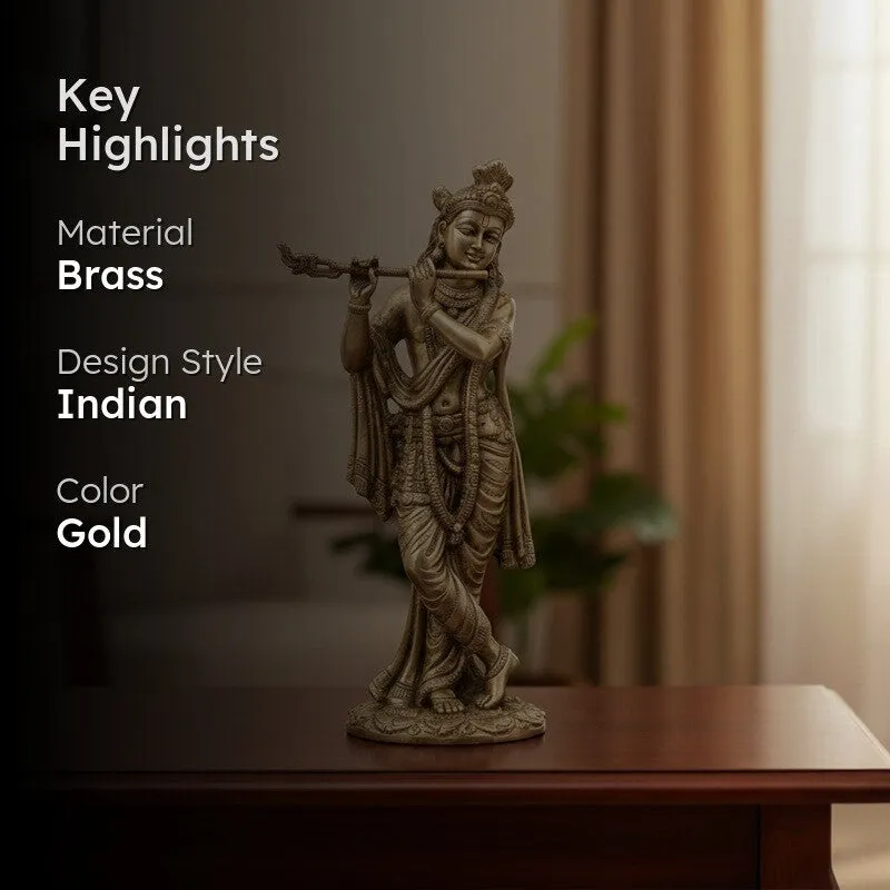 Kanha Raas Brass Idol media 2