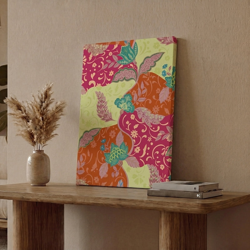 Abstract Folk Canvas Wall Art