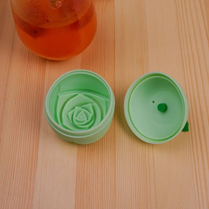 Rose Silicone Ice Mould - Green media 3