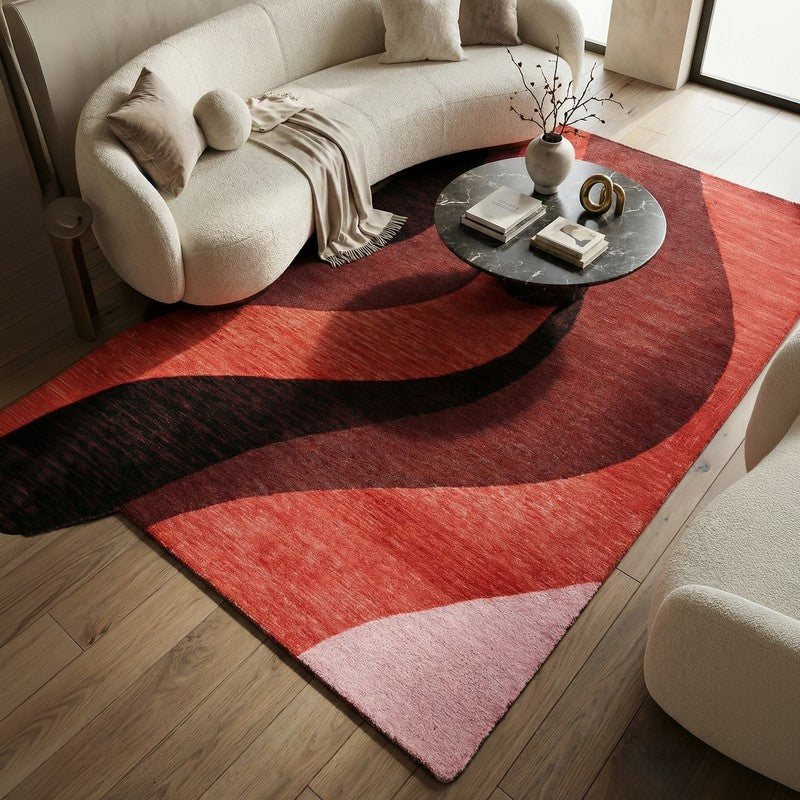 Zentro I Wool Carpet - 5 x 8 ft
