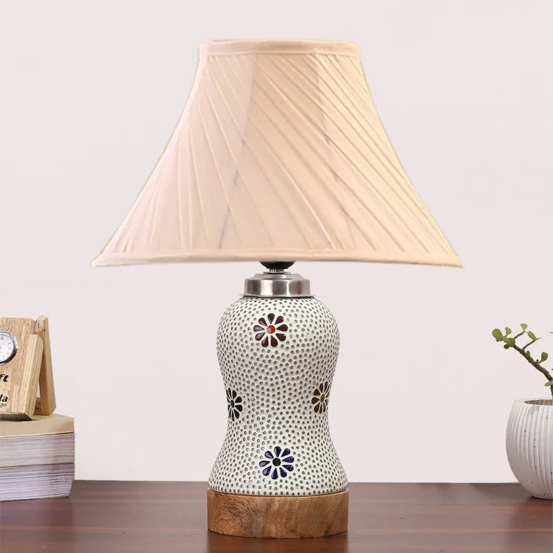 Espera I Pleated Wooden Table Lamp - Multicolor media 4