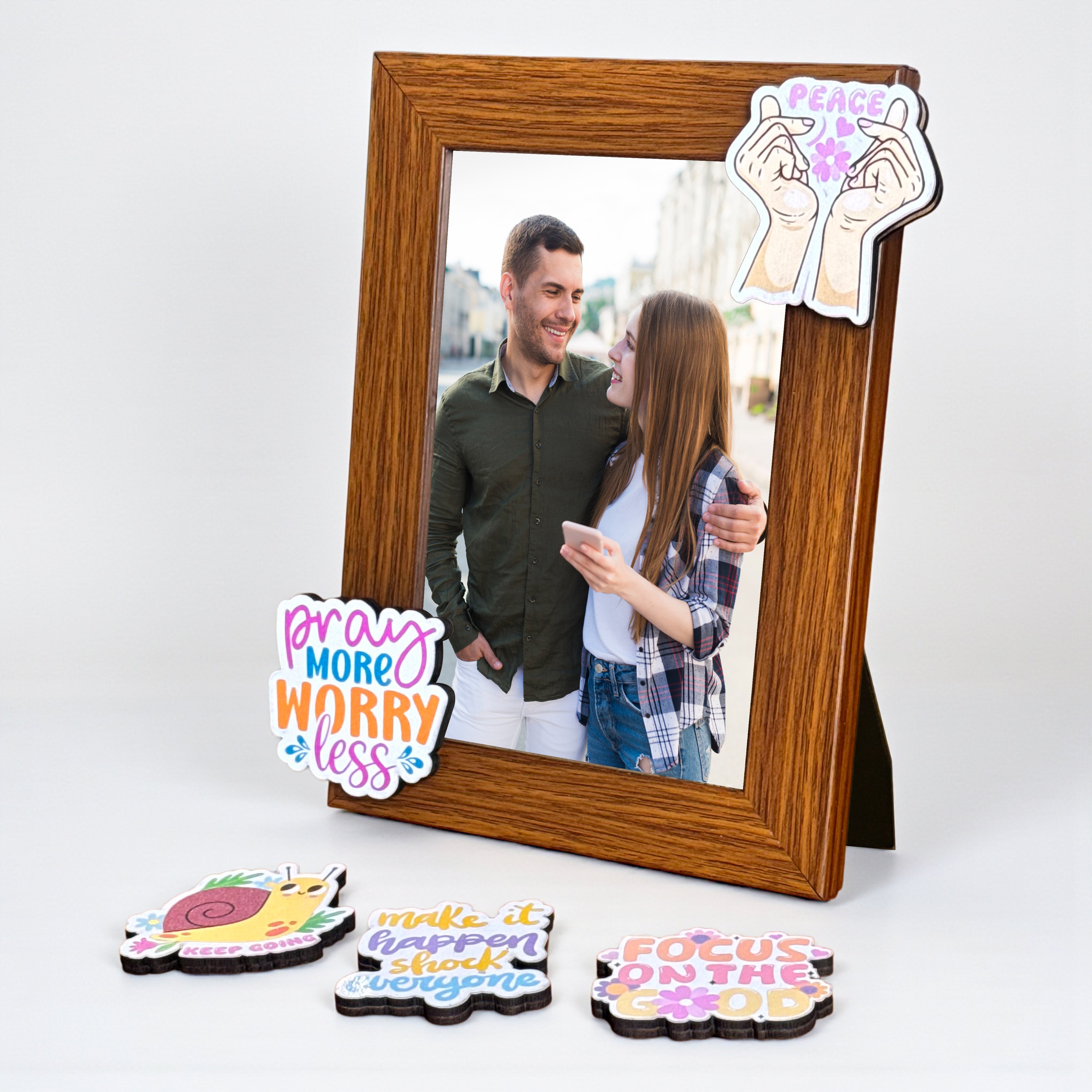 Lovio MDF Photo Frame with Magnetic Sticker media 5