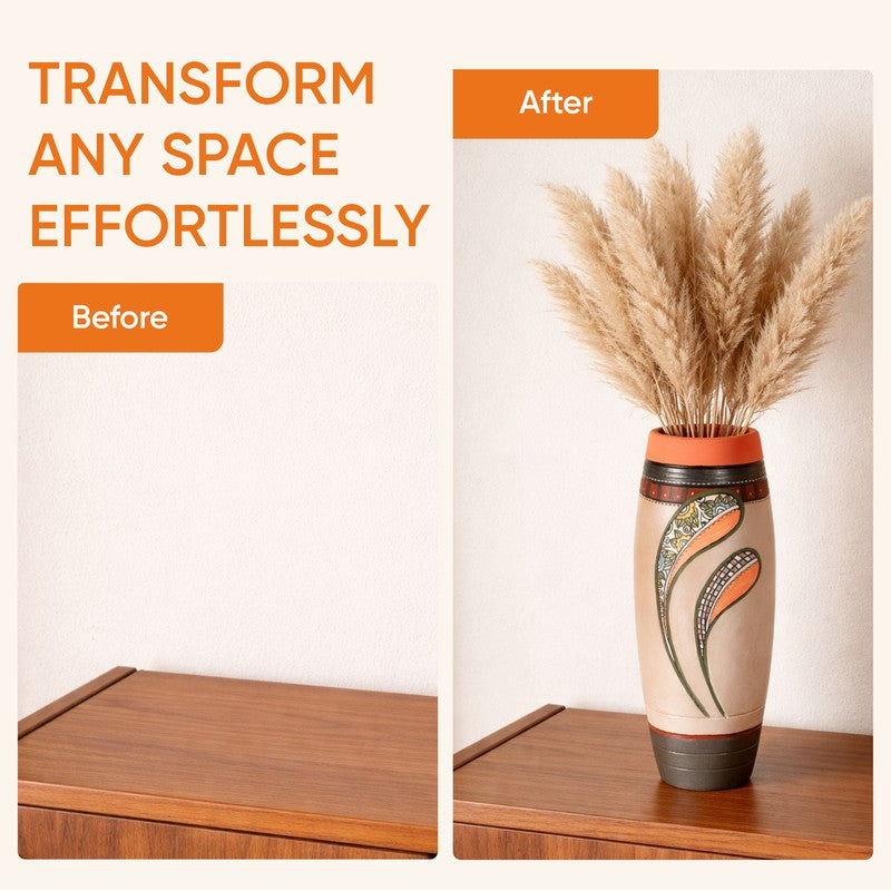Rachany Handpainted Terracotta Vase media 9