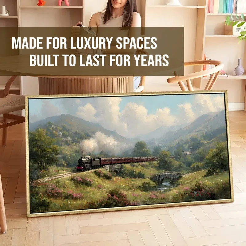 Railhush Canvas Wall Painting With Frame media 5