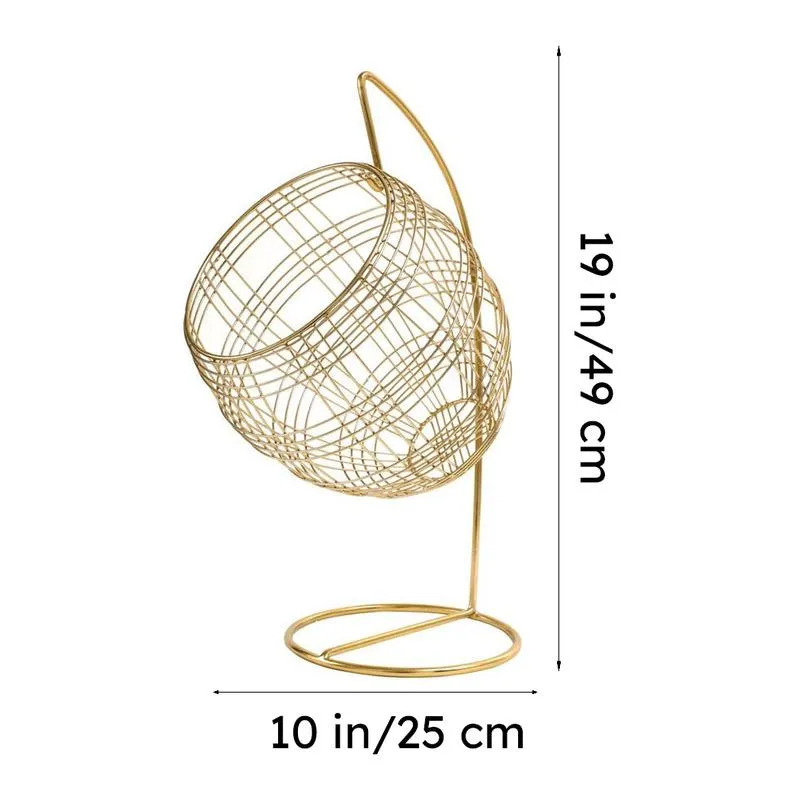 Delice Fruit Basket - Gold media 8