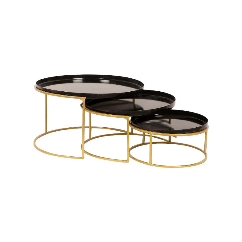 Ruficia Metal Iron Platter - Set of Three media 4