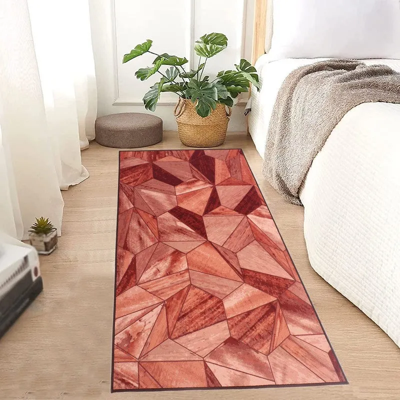 Tessera I Nylon Runner Rug - Brown media 3