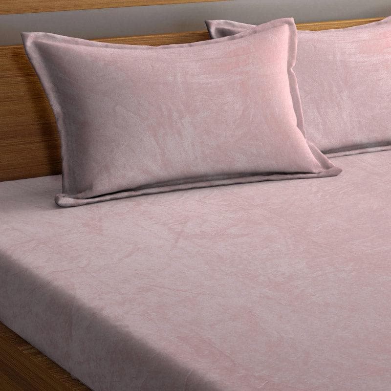 Pristine Charm Warm Wool Bedsheet (Pink) - 150 GSM media 4
