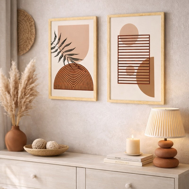 Modern Outlook Canvas Wall Art - Set Of Two media 3