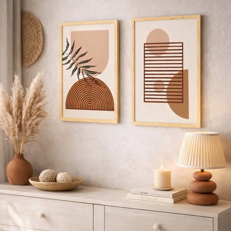 Modern Outlook Canvas Wall Art - Set Of Two media 3
