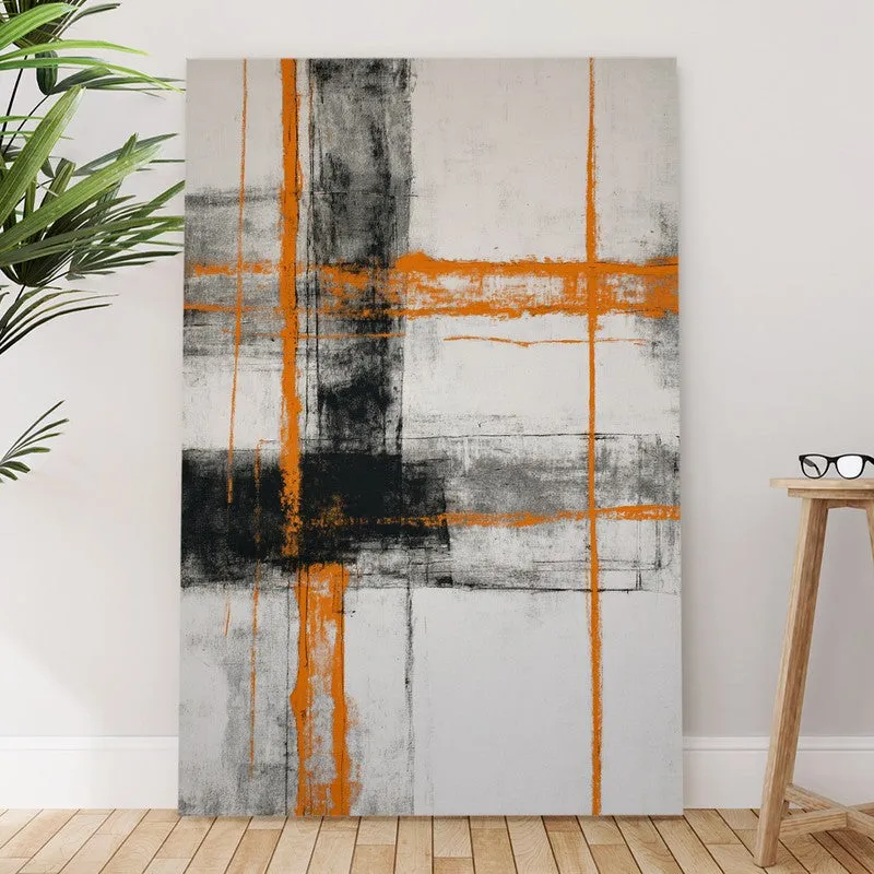 Crossline Abstract Canvas Canvas Wall Art media 6