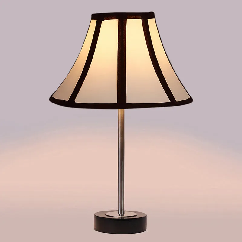 Stripra Rodin Wooden Table Lamp - White,Silver,Black media 5