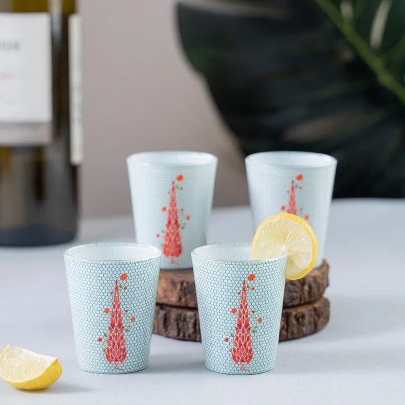 Tree Of Fire Shot Glass (30 ml) - Set Of Four media 1