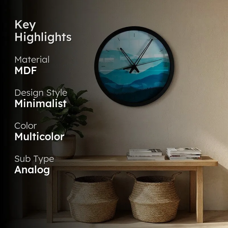 Bluevia MDF Wall Clock media 2