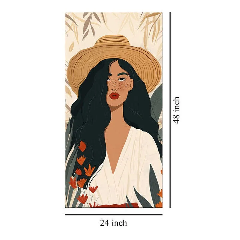 Gypsy Woman Wall Painting media 7